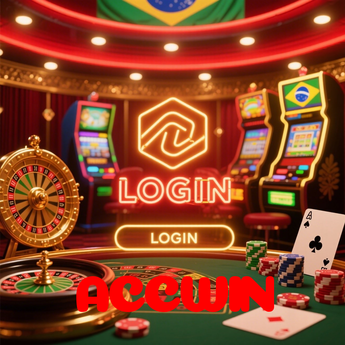 ACCWIN - Jogue e vença com segurança no cassino mais confiável!